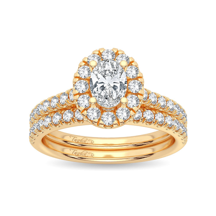 14K 1.00CT Diamond Bridal Ring