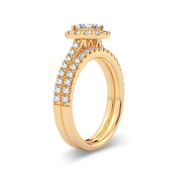 14K 1.00CT Diamond Bridal Ring