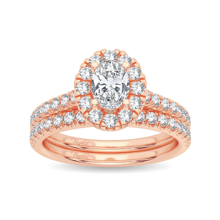 14K 1.00CT Diamond Bridal Ring