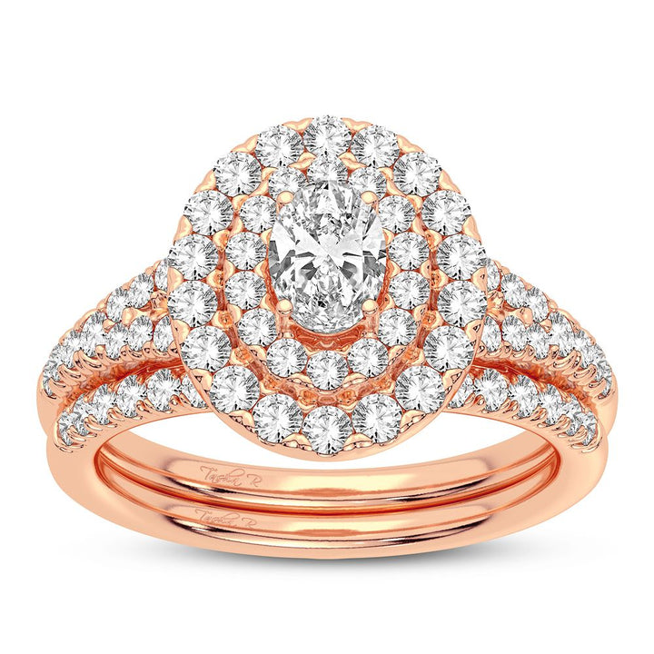 14K 1.00CT Diamond Bridal Ring