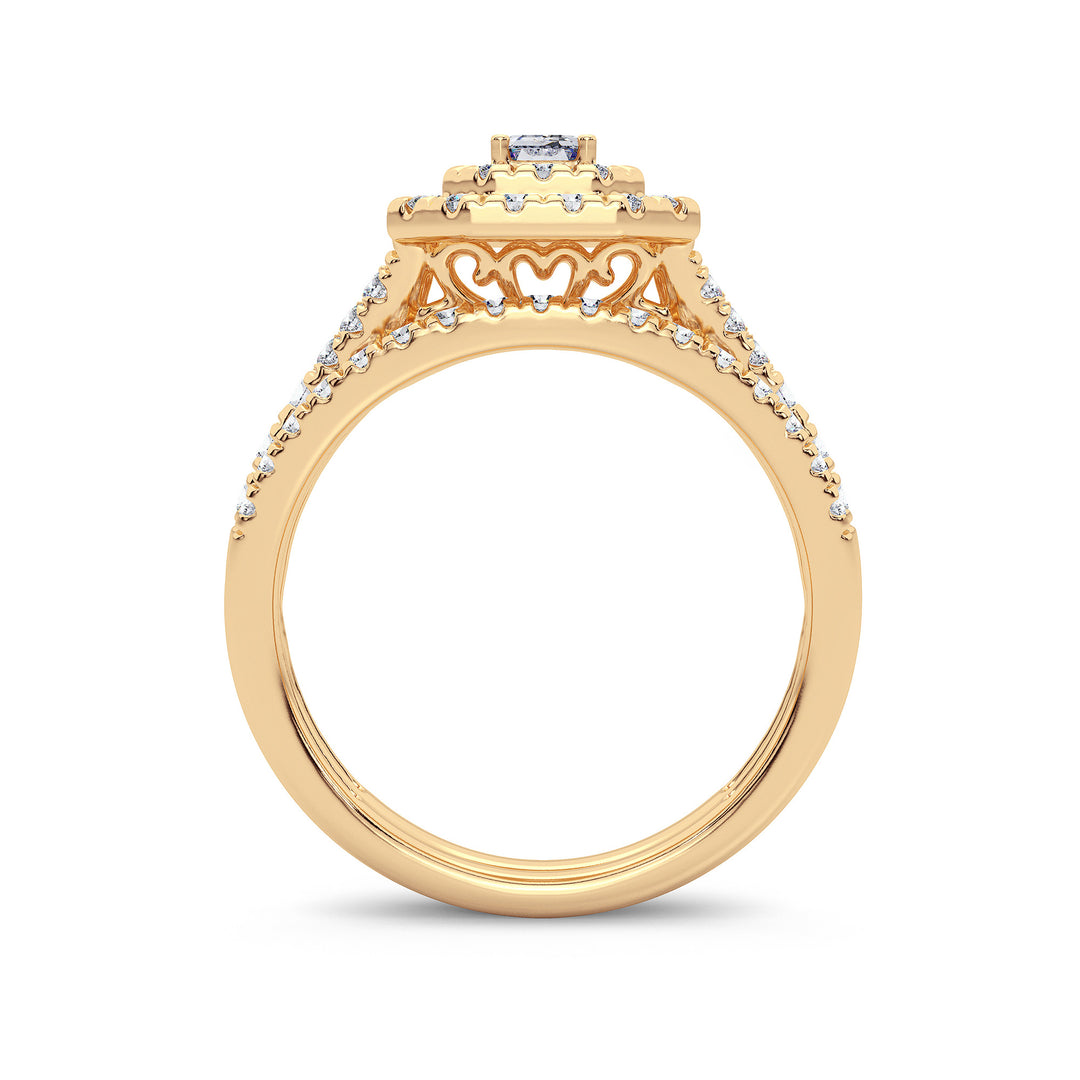 14K 1.00CT Diamond Bridal Ring