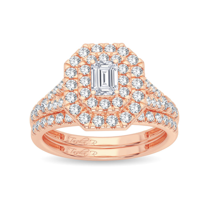 14K 1.00CT Diamond Bridal Ring