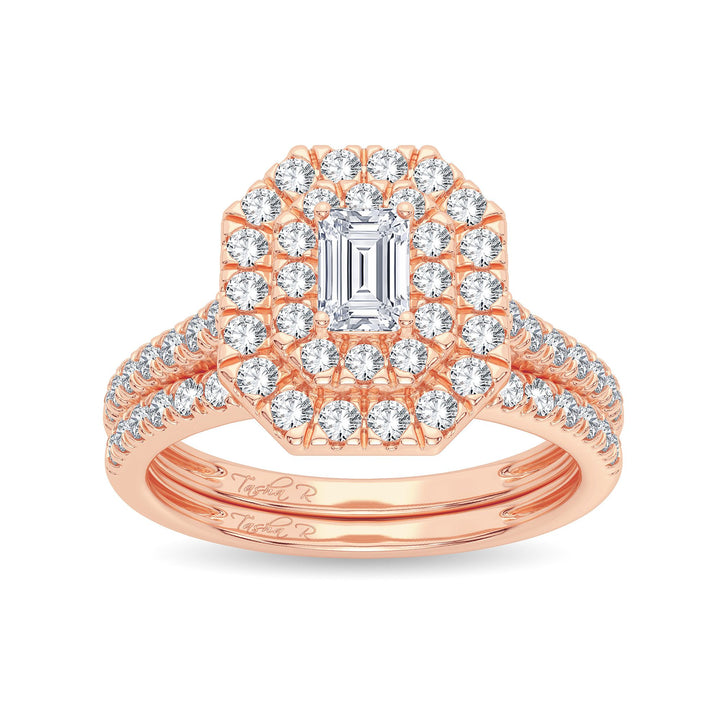 14K 1.00CT Diamond Bridal Ring