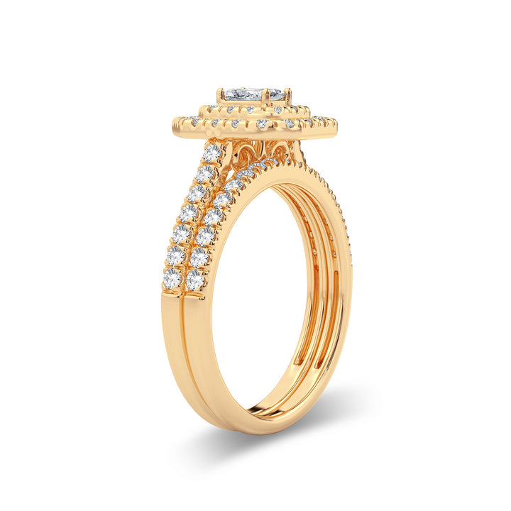 14K 1.00CT Diamond Bridal Ring