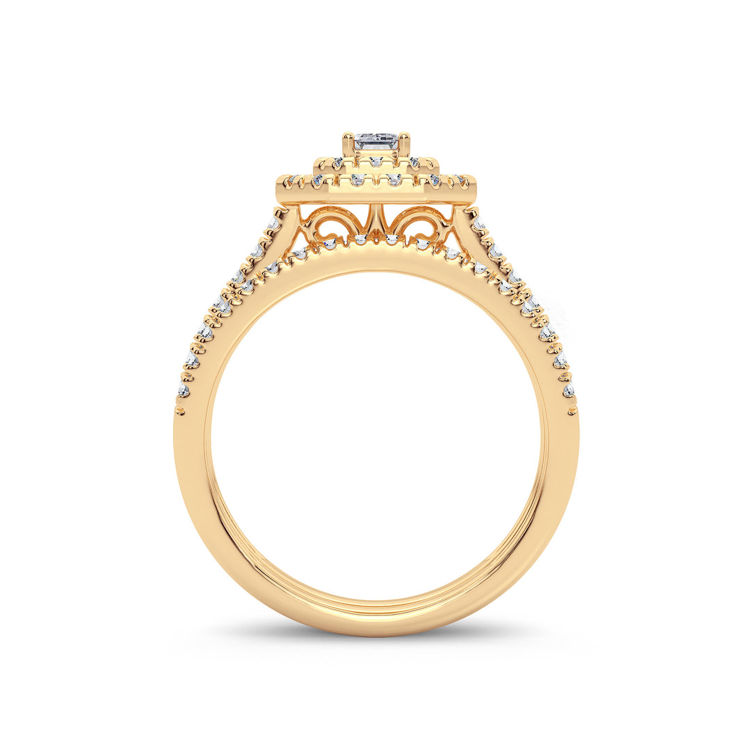 14K 1.00CT Diamond Bridal Ring