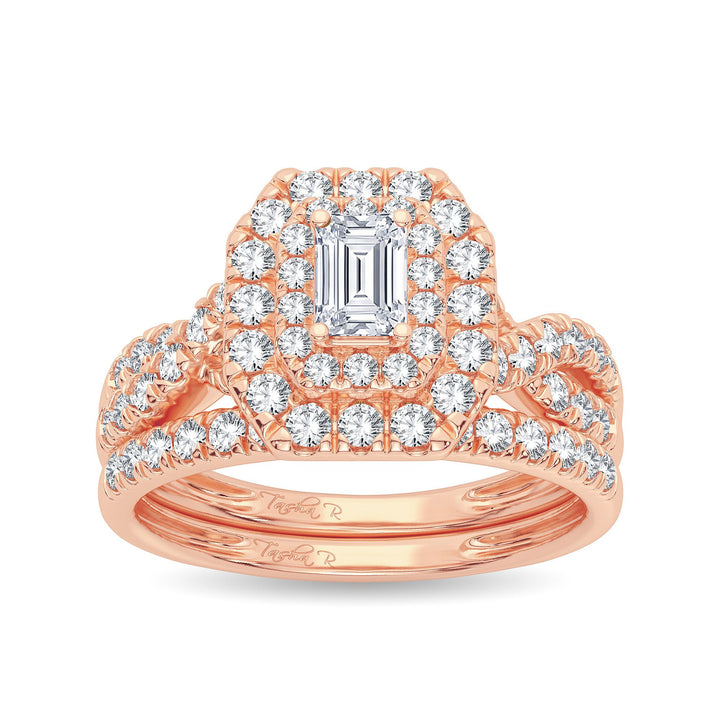 14K 1.00CT Diamond Bridal Ring