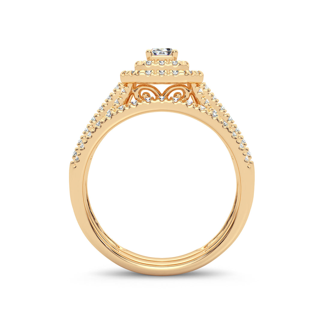 14K 1.00CT Diamond Bridal Ring