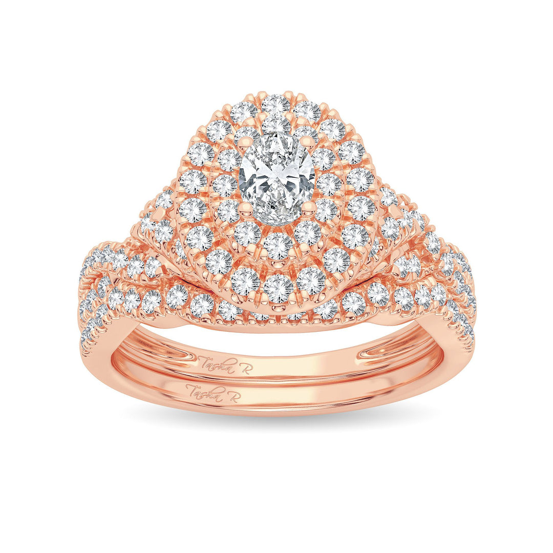 14K 1.00CT Diamond Bridal Ring