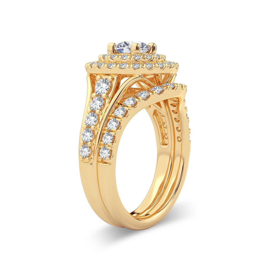 14K 2.00ct Diamond Bridal Ring