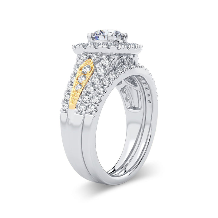 14K 2.00ct Diamond Bridal Ring