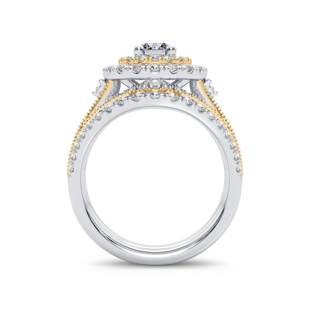 14K 2.00ct Diamond Bridal Ring