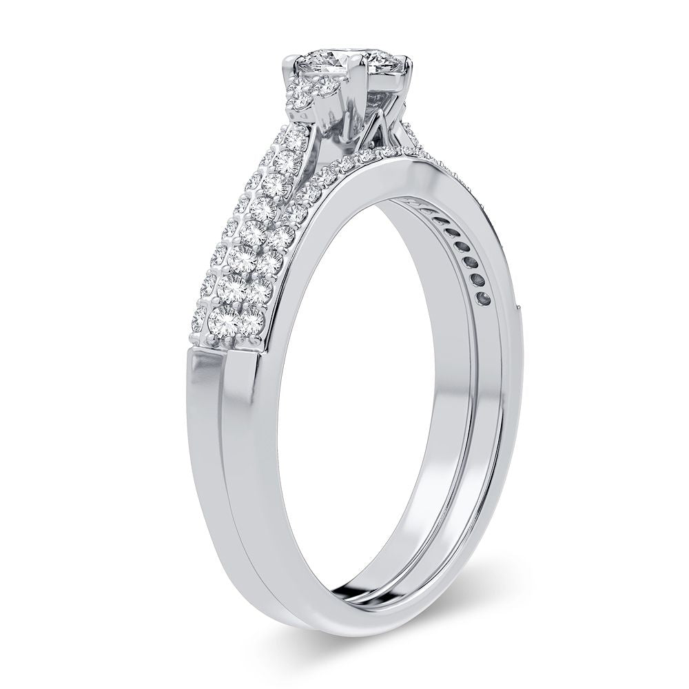 14K 0.60CT Diamond Bridal Ring