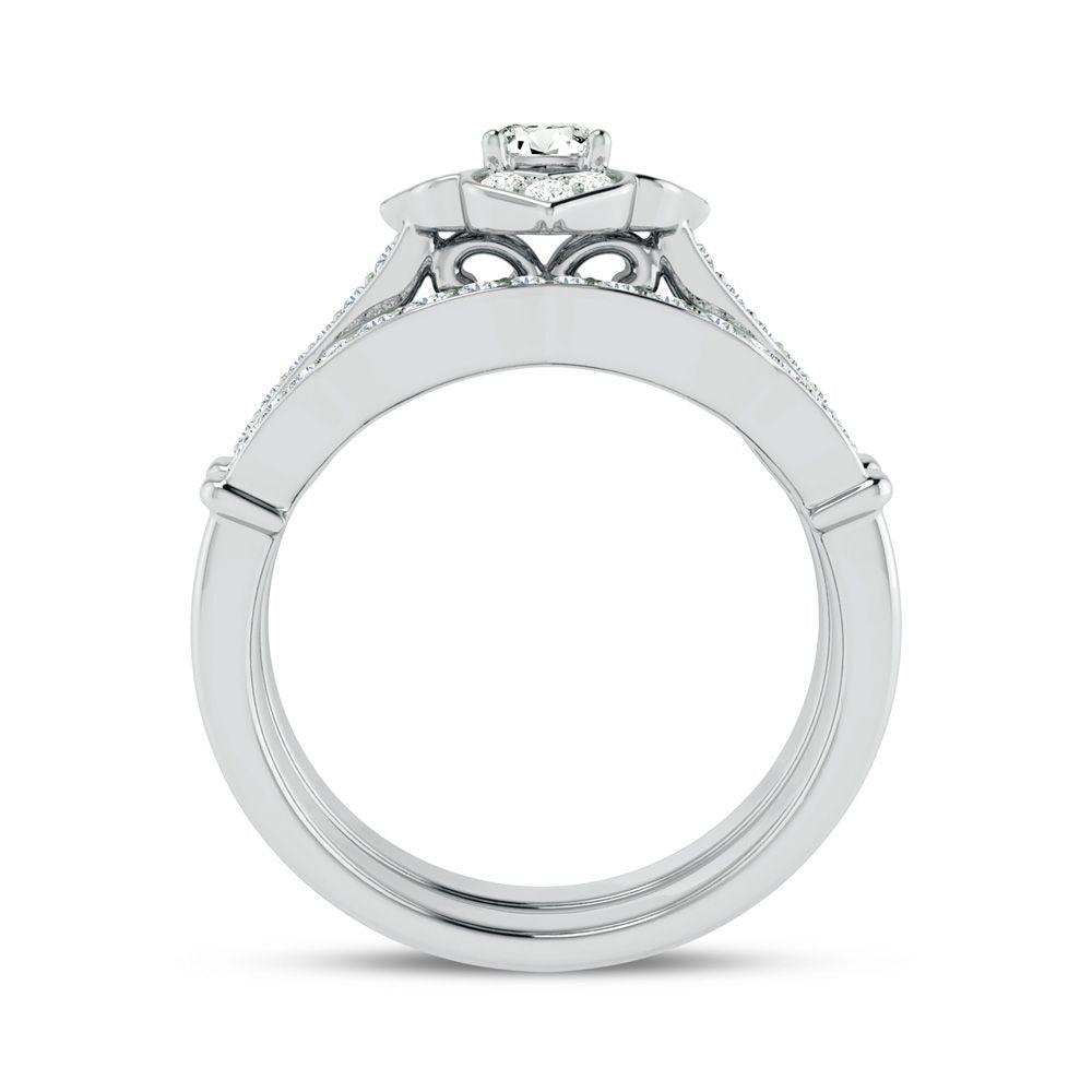 14K 0.50ct Diamond Bridal Ring