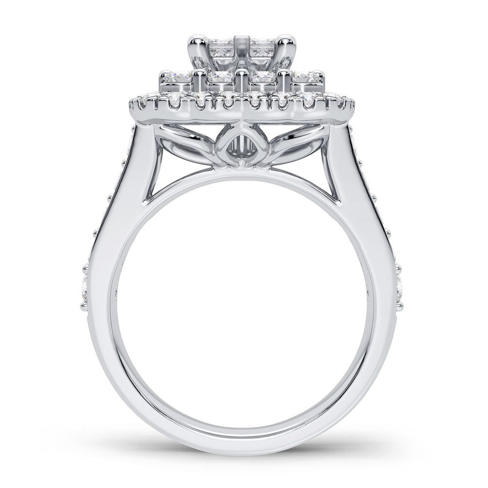 14K 2.00CT Diamond Bridal Ring