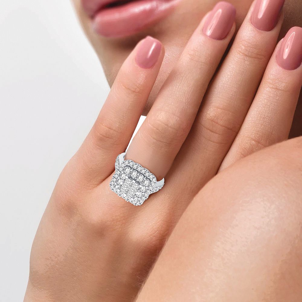 14K 2.00CT Diamond Bridal Ring