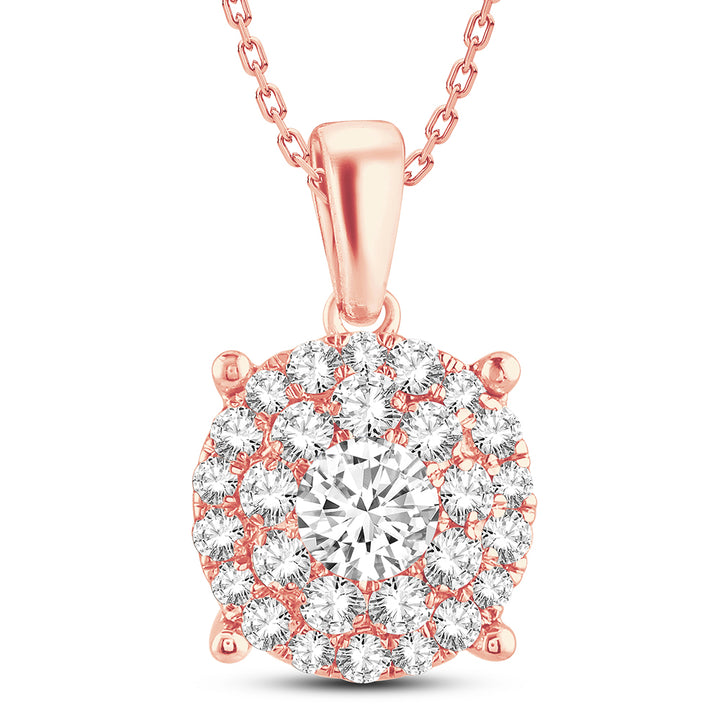 14k 1.00ct Diamond Pendant