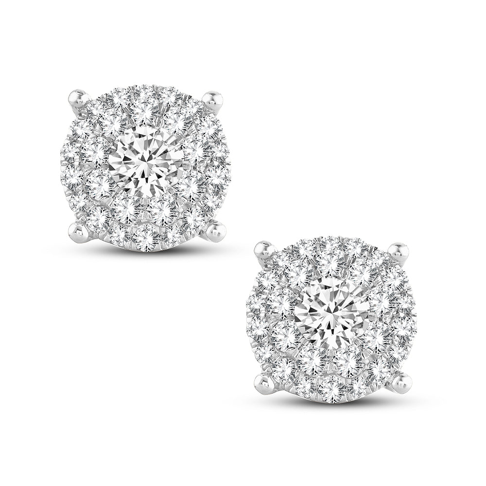 14K 1.54CT Diamond Earring