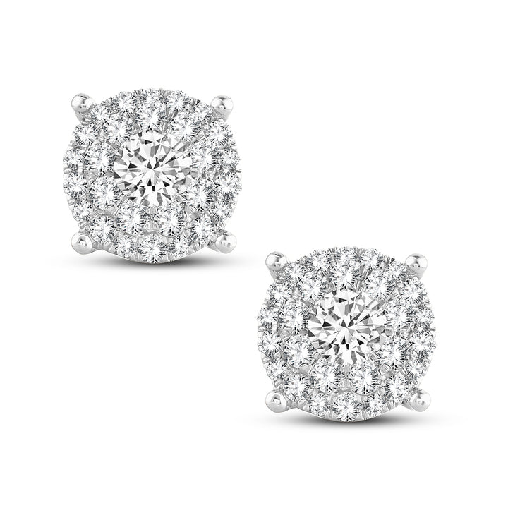 14K 1.54CT Diamond Earring