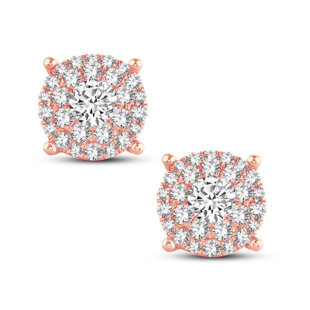 14K 1.54CT Diamond Earring