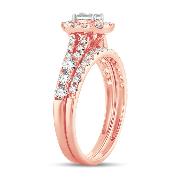 14K 1.00CT Fancy Cut Bridal Ring