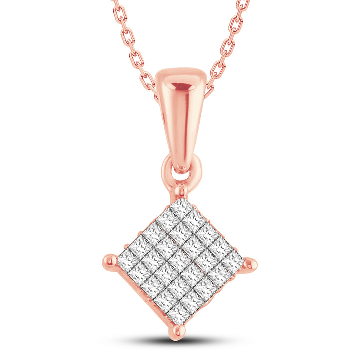 14k 0.25ct Diamond Pendant