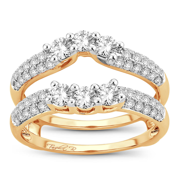 14K 1.00CT Diamond RING GUARD