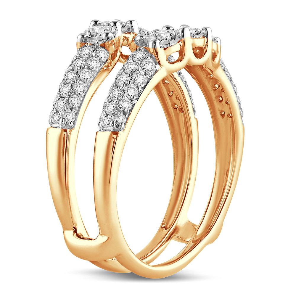 14K 1.00CT Diamond RING GUARD