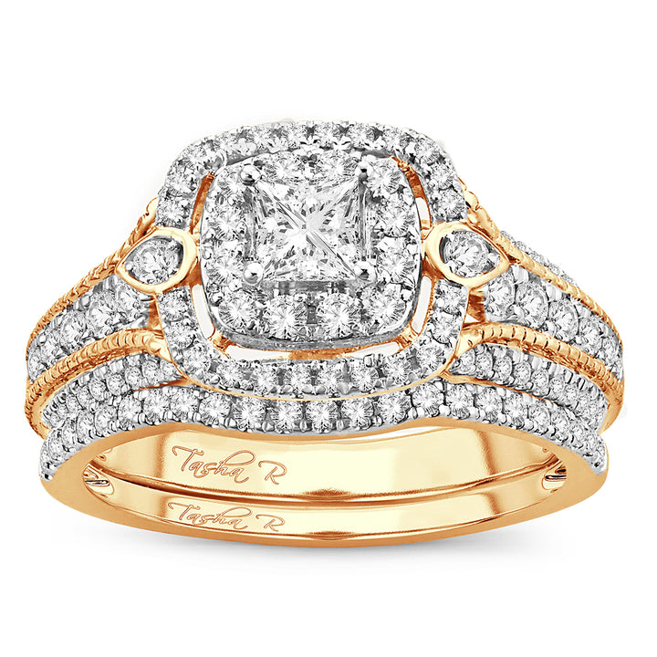 14K 1.00CT Diamond BRIDAL RING