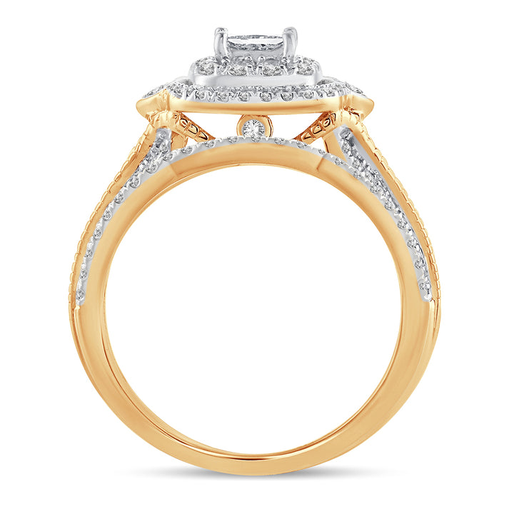 14K 1.00CT Diamond BRIDAL RING