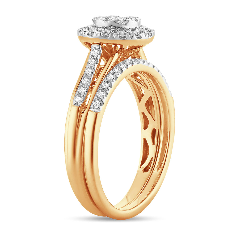 14K 0.62CT Diamond BRiDAL RING