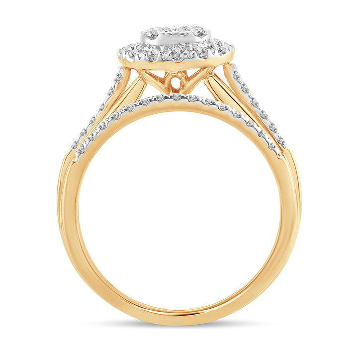 14K 0.62CT Diamond BRiDAL RING