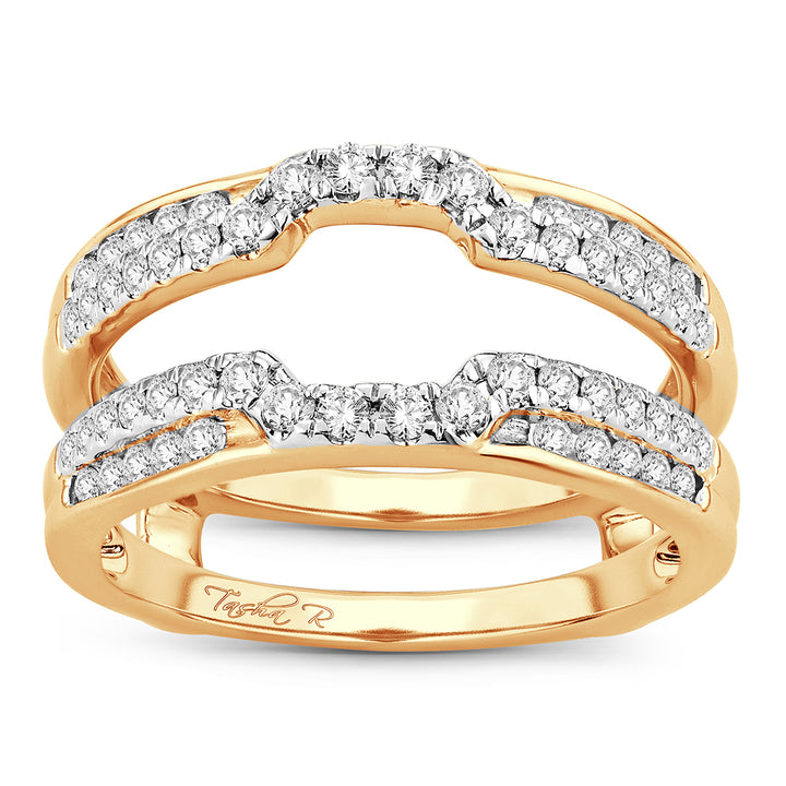 14K 0.50CT Diamond RING GUARD