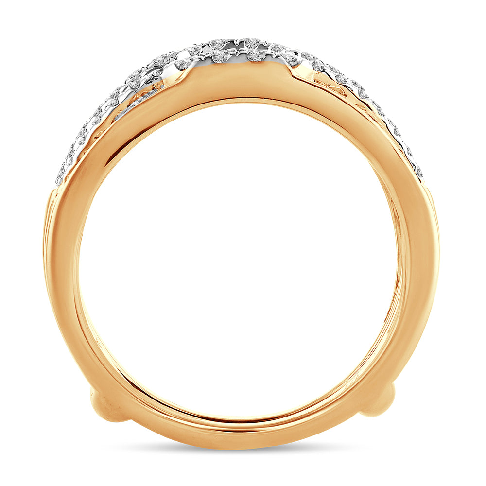 14K 0.50CT Diamond RING GUARD