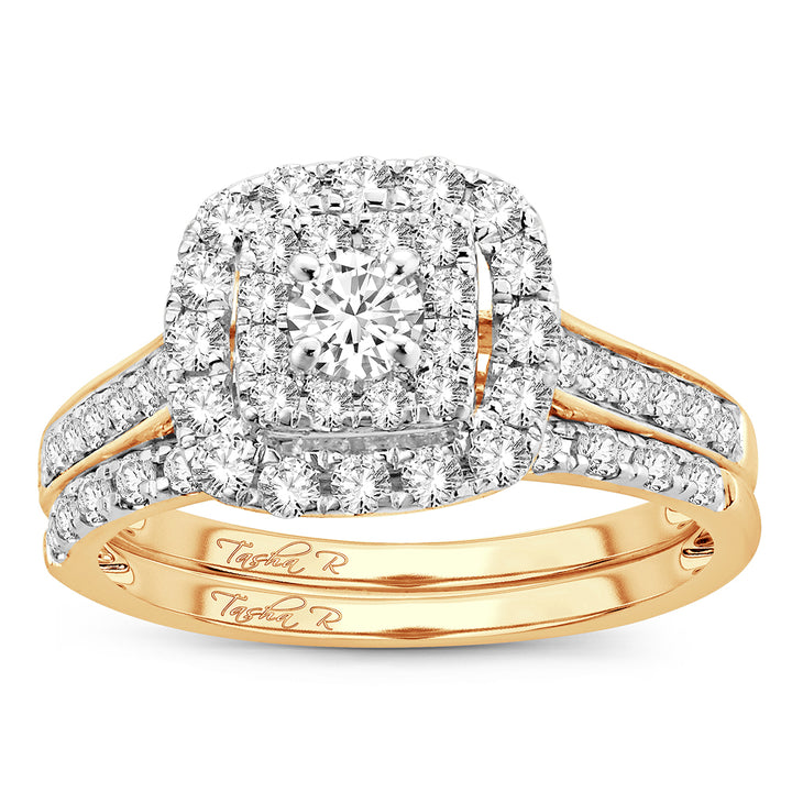 14K 1.00CT DIAMOND BRIDAL RING