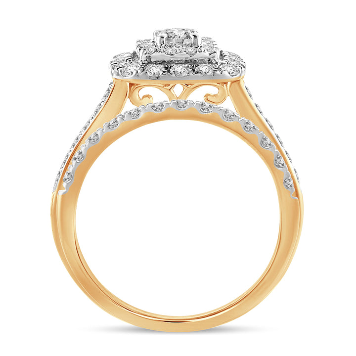 14K 1.00CT DIAMOND BRIDAL RING