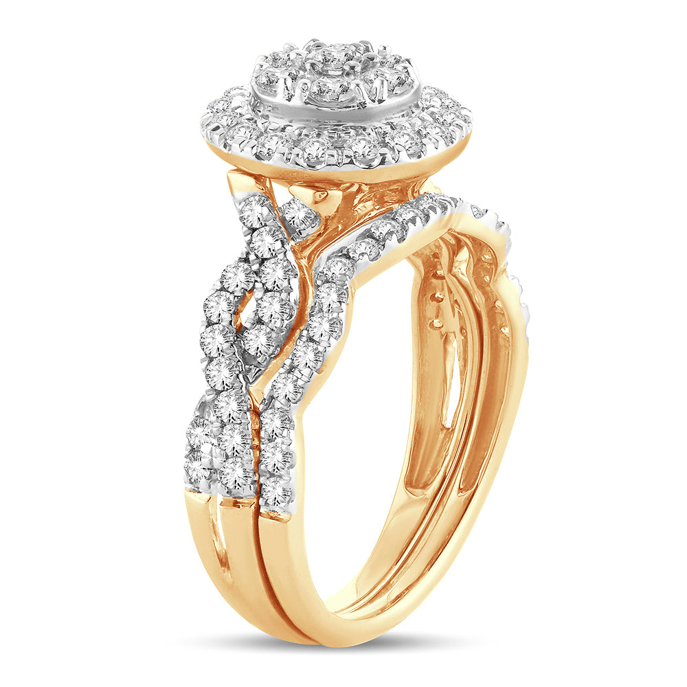 14K 1.00CT DIAM BRDAI RING