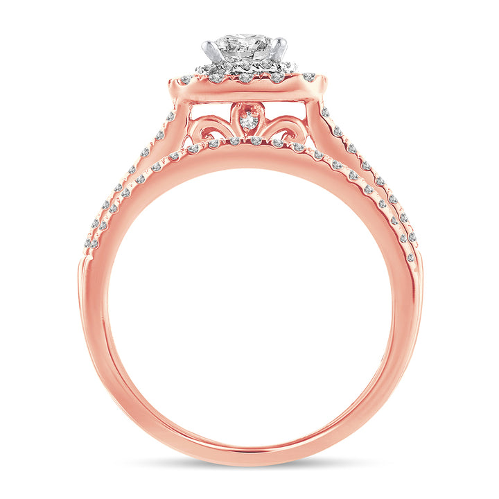 14K 1.00CT DIAMOND  BRIDAL RING