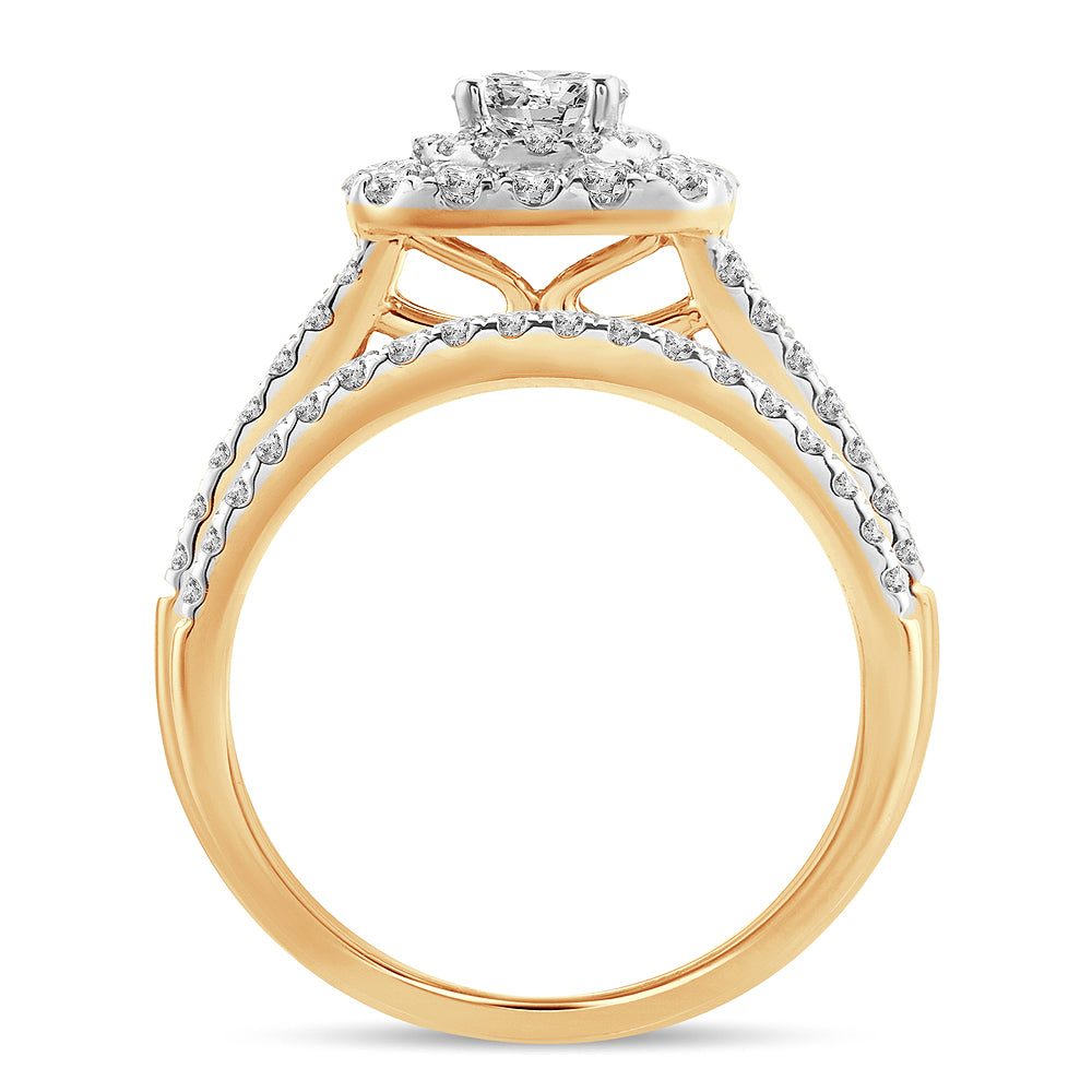 14K 1.40CT Diamond BRIDAL RING