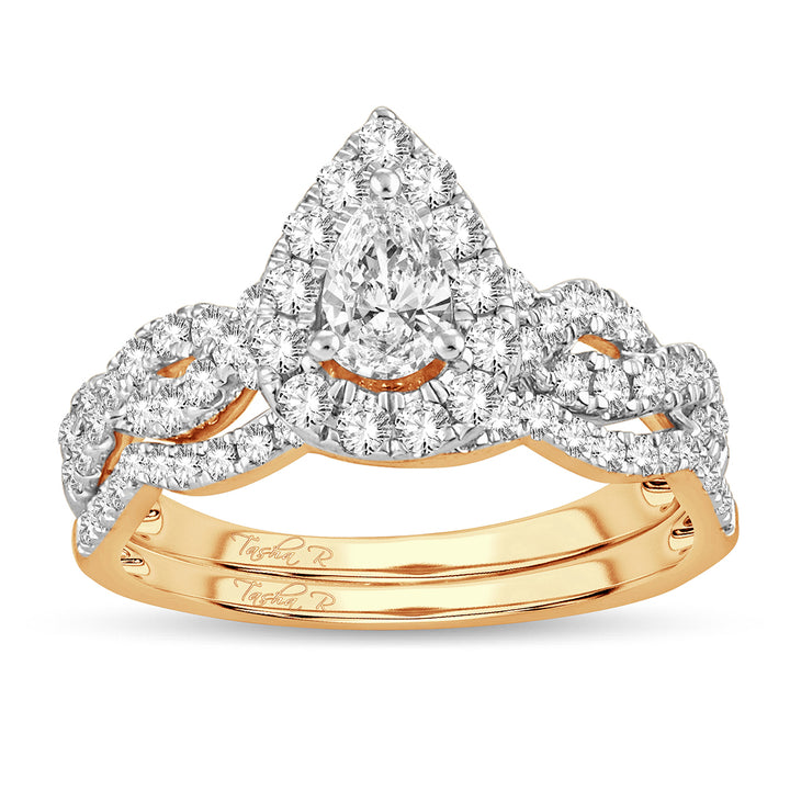 14K 1.00CT DIAMOND BRIDALRING