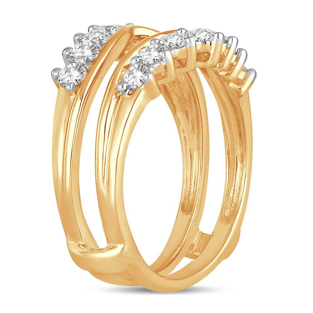 14K 1.00CT Diamond RING GUARD