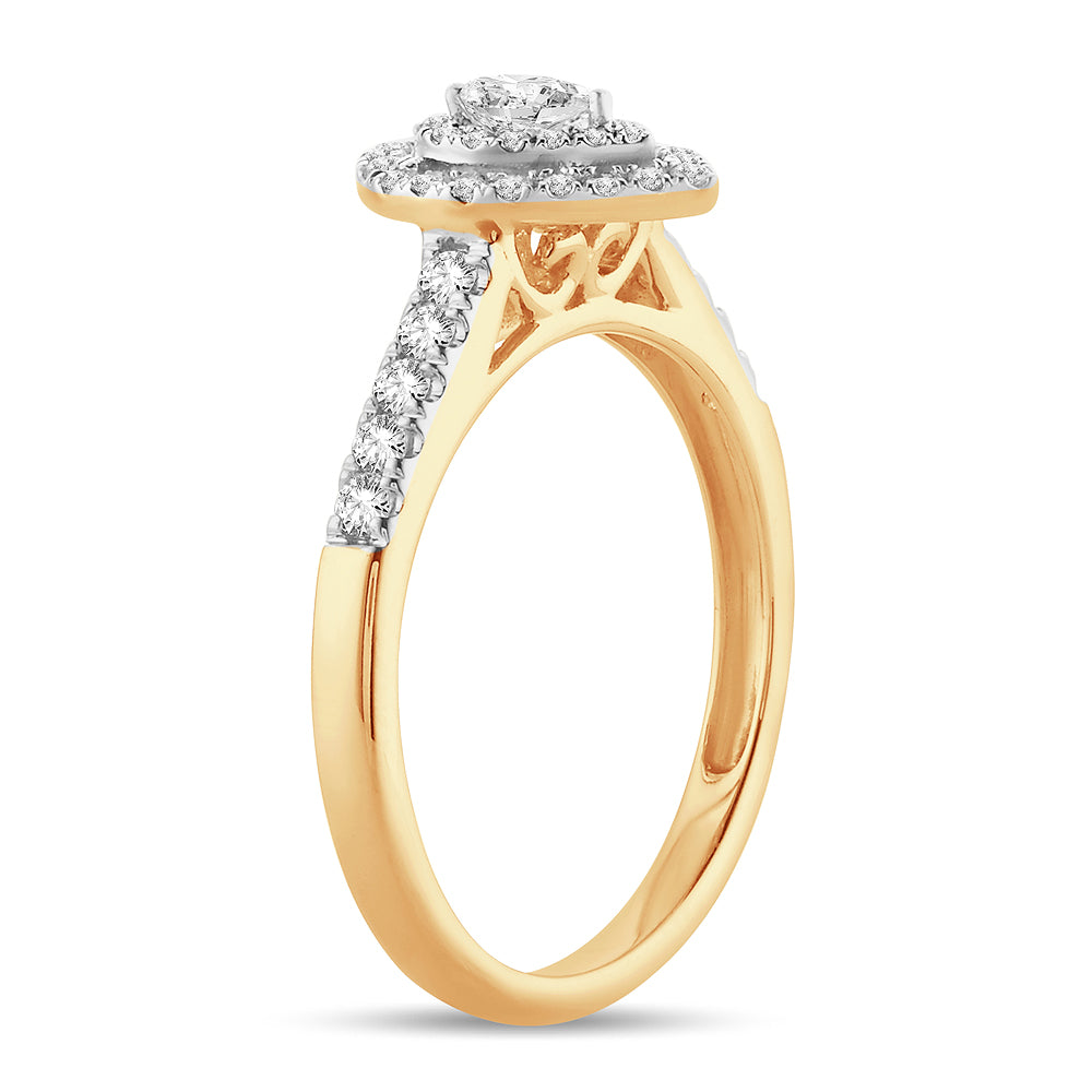 14K 0.51CT Diamond Ring