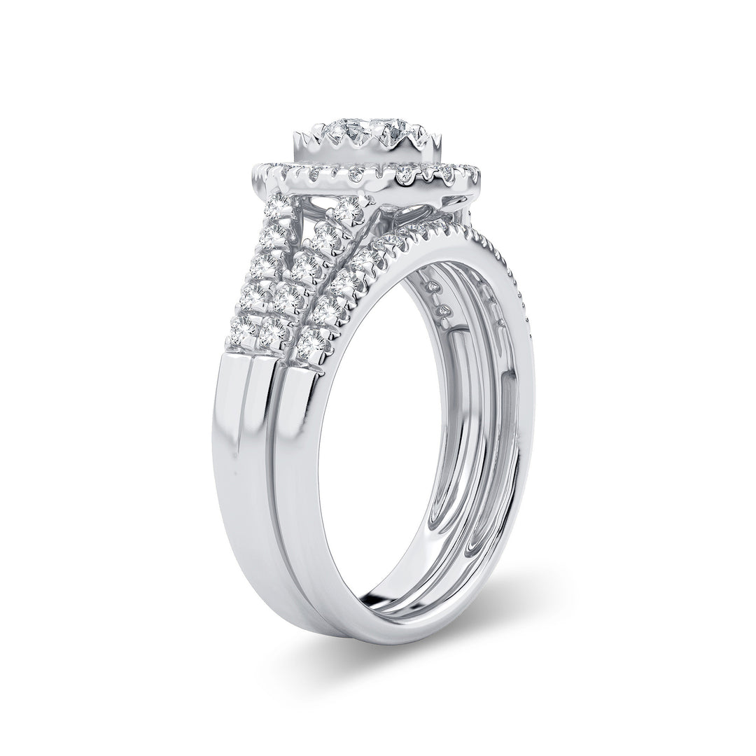 14K 1.00CT Diamond Bridal Ring