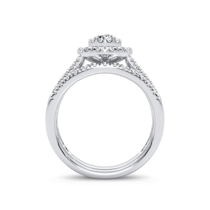 14K 1.00CT Diamond Bridal Ring