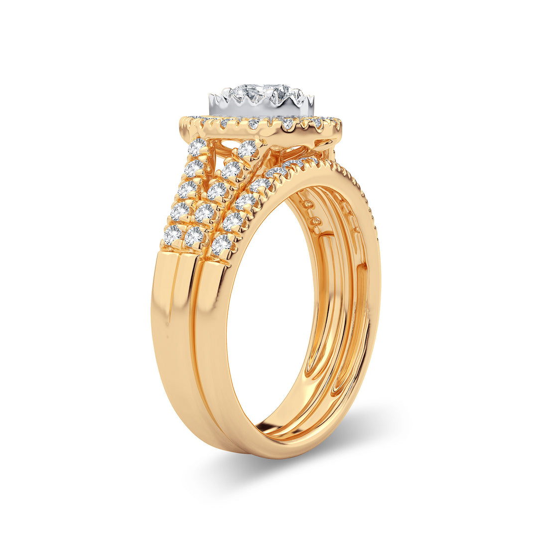 14K 1.00CT Diamond Bridal Ring