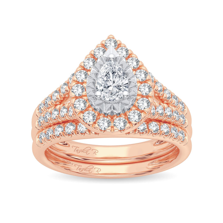 14K 1.00CT Diamond Bridal Ring