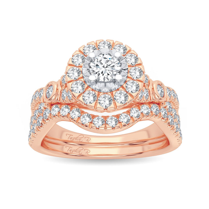 14K 1.00CT Diamond Bridal Ring