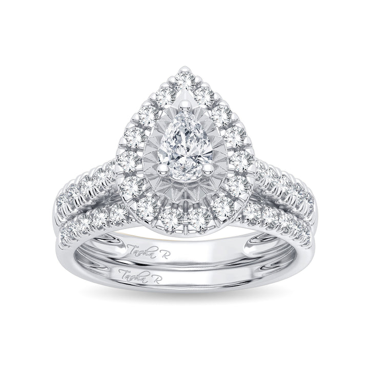 14K 1.00CT Diamond Bridal Ring