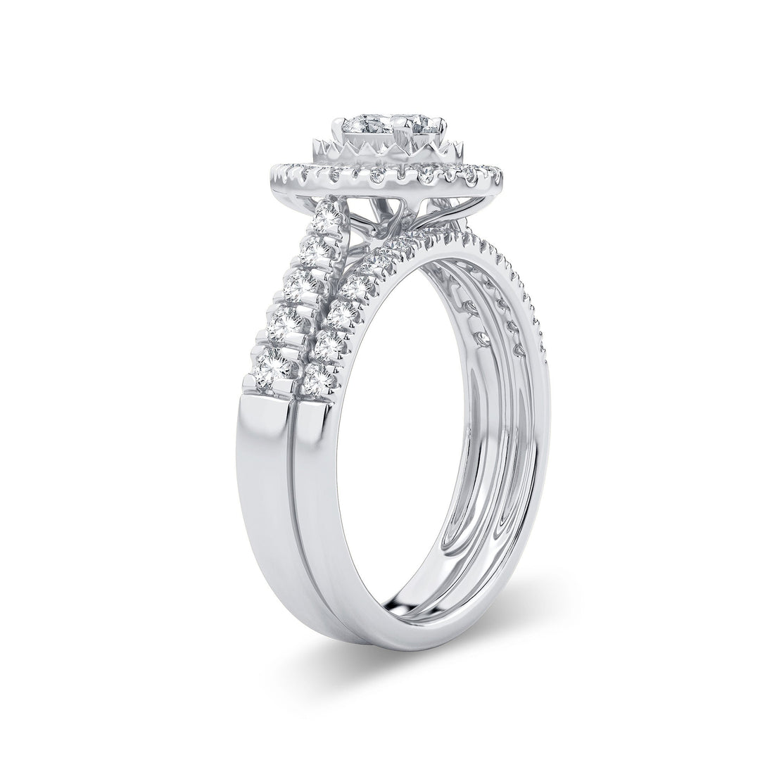 14K 1.00CT Diamond Bridal Ring