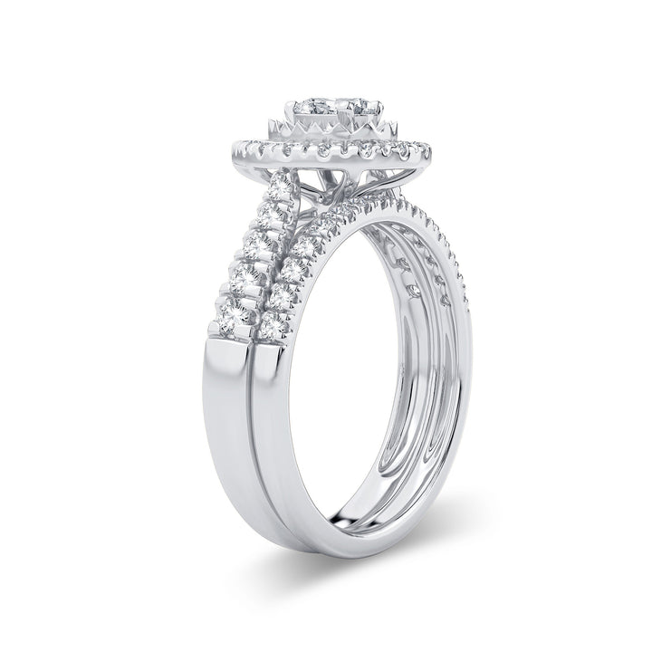 14K 1.00CT Diamond Bridal Ring