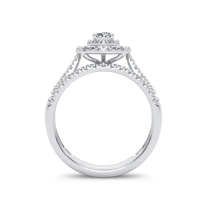 14K 1.00CT Diamond Bridal Ring